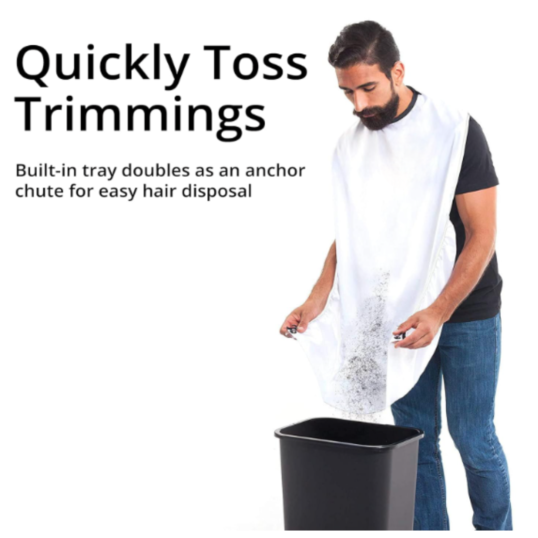 Babero para Barba Zikatto – Mantén tu baño limpio como un rey 👑